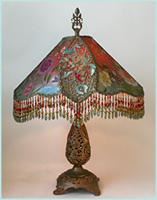 Victorian Lamp with Oil Lamp Base