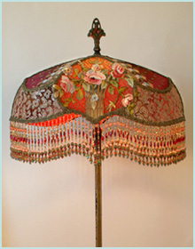 Victorian Lampshades with Roses