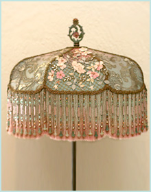 Pink Victorian Lampshade