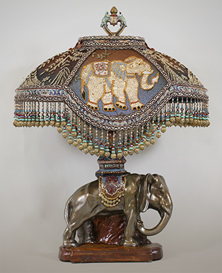 Exotic Elephant Victorian Lampshade